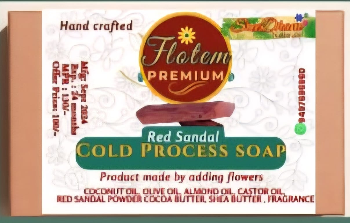 Red Sandal Cold Process Soap